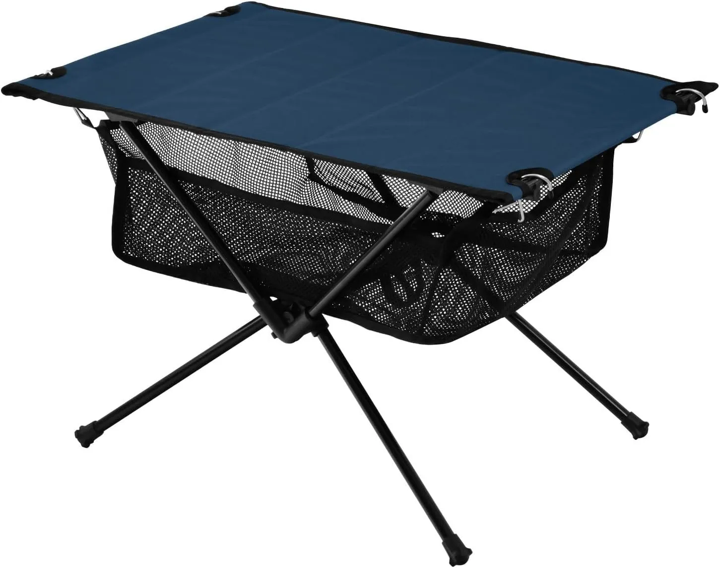 Emelivor Blue Folding Camping Table Portable Beach Table with Carry Bag Small Foldable Table for Camping Fishing Picnic Garden Outdoor