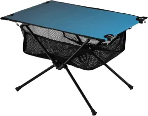 Emelivor Blue Gradient Folding Camping Table Portable Beach Table with Carry Bag Small Foldable Table for Camping BBQ Hiking Outdoor Travel