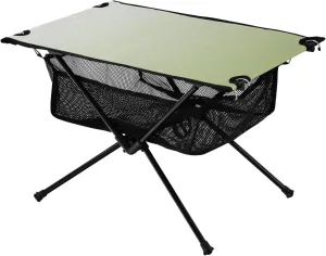 Emelivor Cyan Blue Gradient Folding Camping Table Portable Beach Table with Carry Bag Small Card Table for Camping Hiking Fishing Garden Outdoor