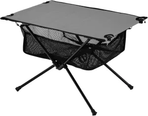 Emelivor Dark Gray Folding Camping Table Portable Beach Table with Carry Bag Small Picnic Table for Outdoor Picnic Camping Travel Fishing