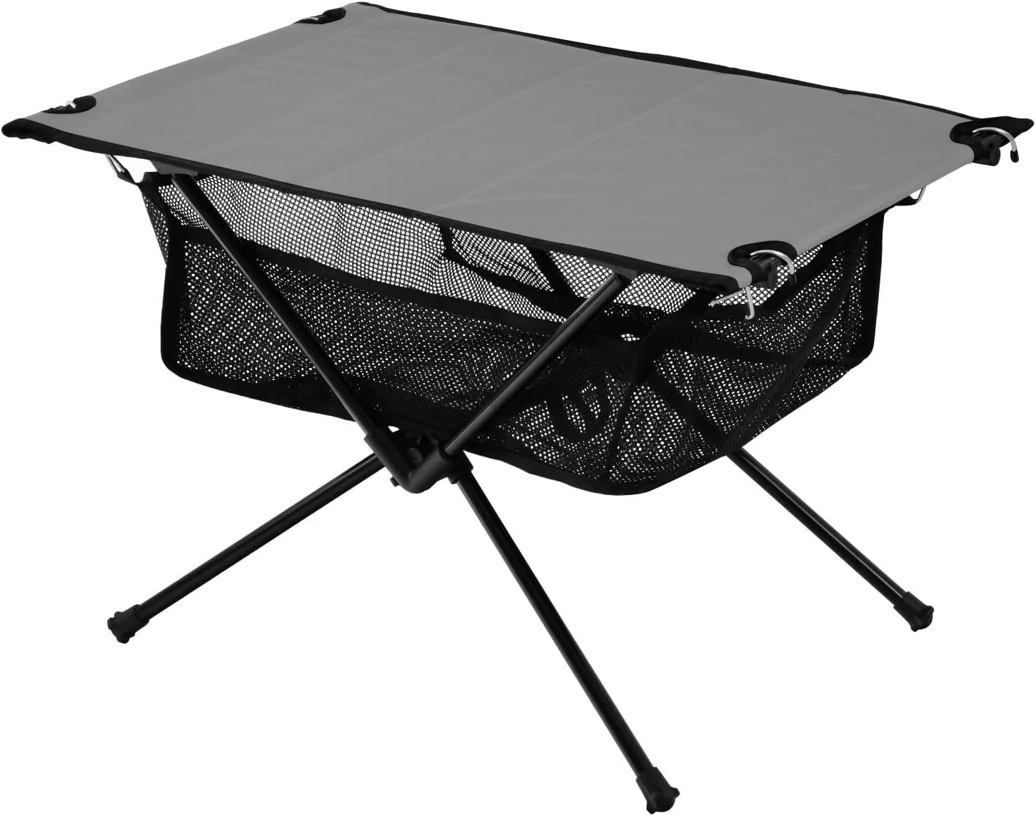 Emelivor Dark Gray Folding Camping Table Portable Beach Table with Carry Bag Small Picnic Table for Outdoor Picnic Camping Travel Fishing