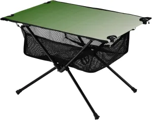 Emelivor Green Gradient Folding Camping Table Portable Beach Table with Carry Bag Small Craft Table for Camping Outdoor Picnic Travel Cooking