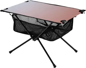 Emelivor Pink Gradient Folding Camping Table Portable Beach Table with Carry Bag Small Foldable Table for Camping Hiking Picnic Cooking Travel