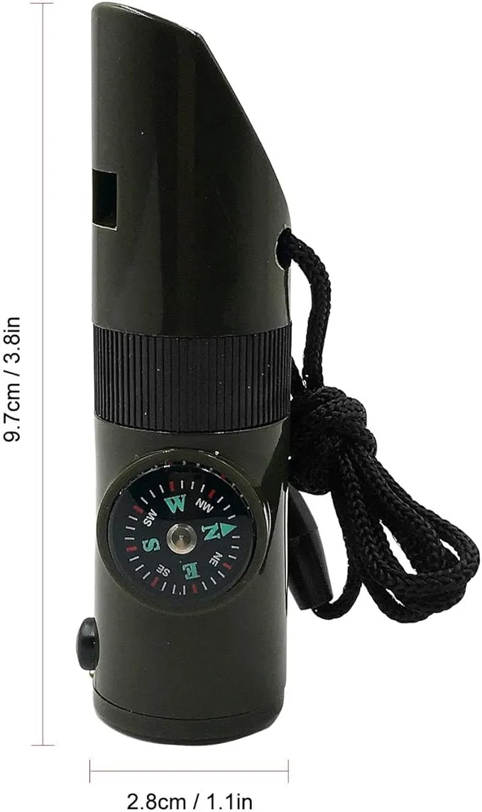 Emergency Whistle with Lanyard Safety Whistle Camping Hike Rescue Signal Survival Whistle