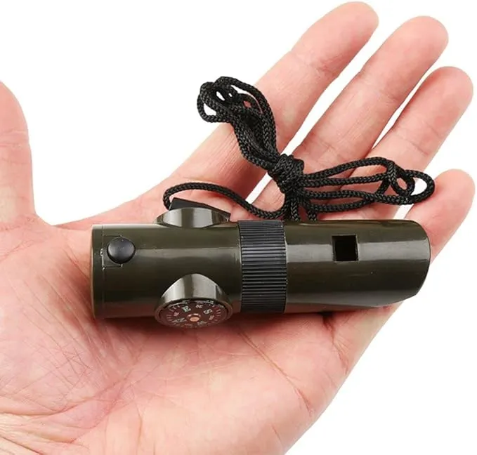 Emergency Whistle with Lanyard Safety Whistle Camping Hike Rescue Signal Survival Whistle