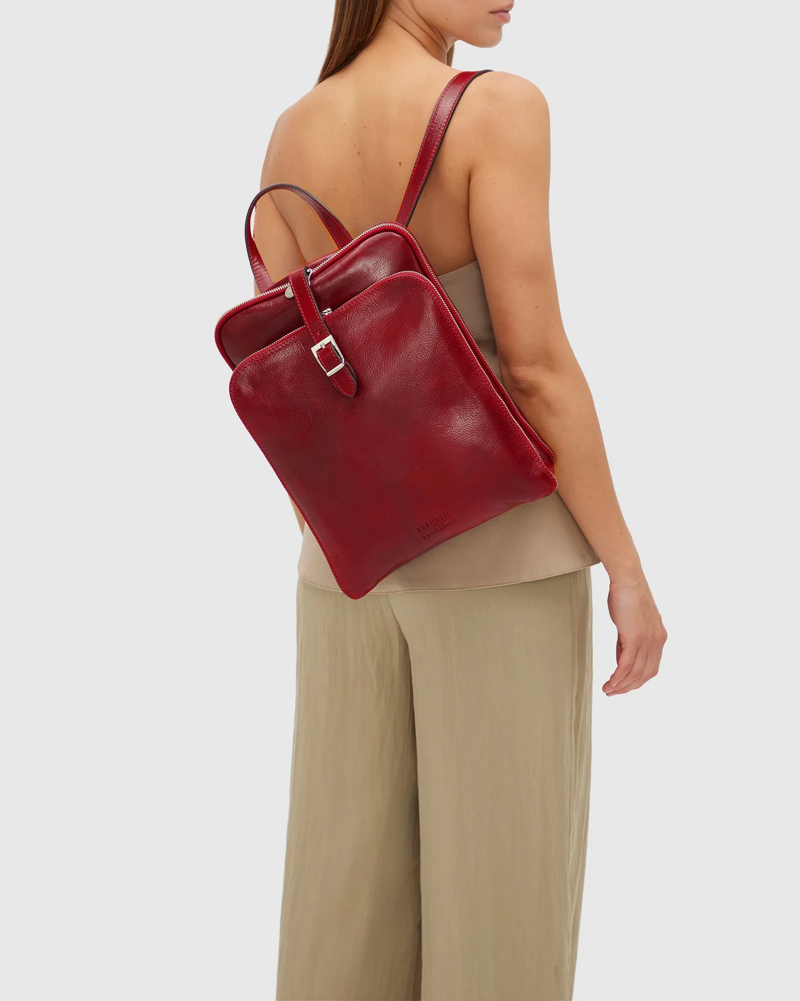 Emma Red - 3 in 1 Convertible Backpack