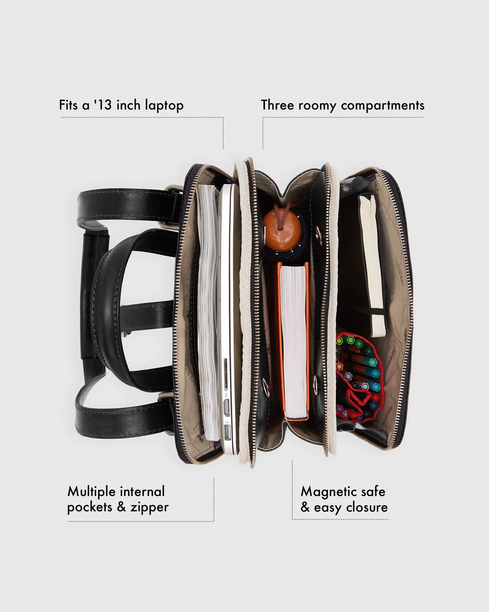 Emma Red - 3 in 1 Convertible Backpack