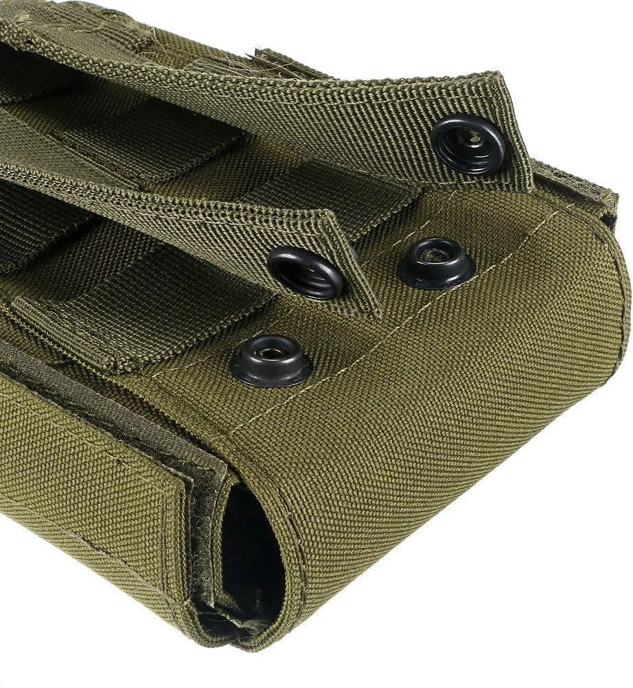 Equipment Mobile Tactical Shotgun Shell Bag MOLLE Tactical 25 Rounds Shotshell Pouch Holder Compact Foldable Shotgun Reload.Shotgun Ammo Reload Quick Access Pouch for 12 Gauge/20G