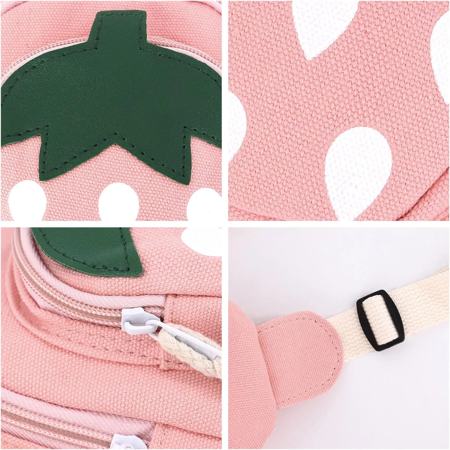 Erinaco Fruit Strawberry Sling Bags Shoulder Backpack CrossBody Backpack Casual Daypack