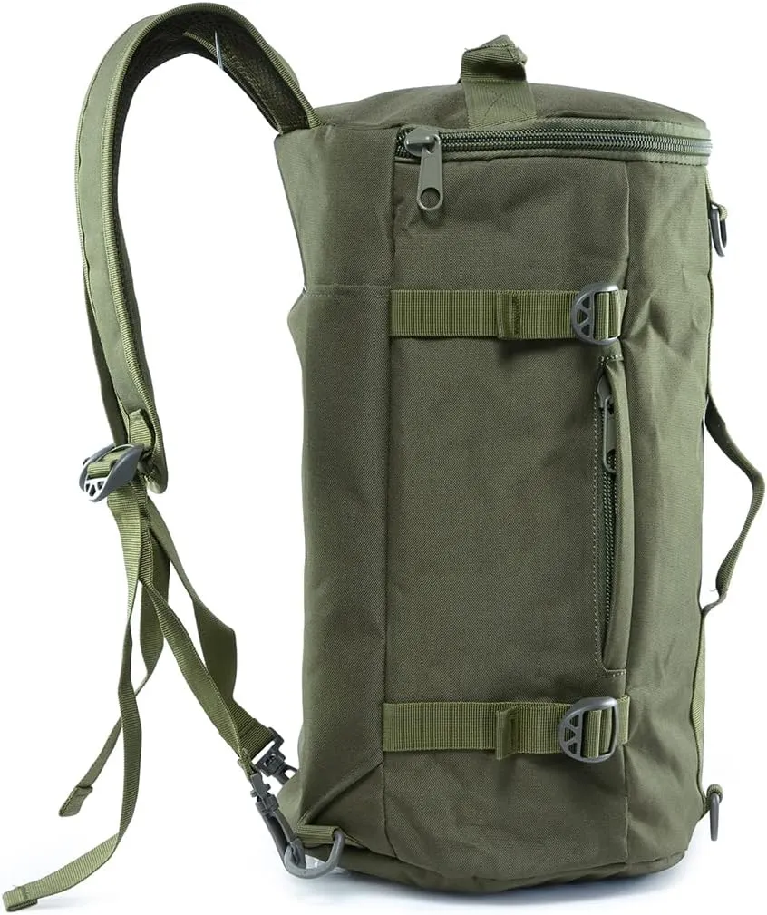 Eshow Canvas Travel Duffel Bgas, Weekender Backpack for Men Women Canvas Duffel Backpacks, Convertible Travel Backpack Shoulder Bag