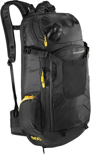 EVOC FR Trail Blackline Black Protector M/L 20L Backpack with Rain Cover