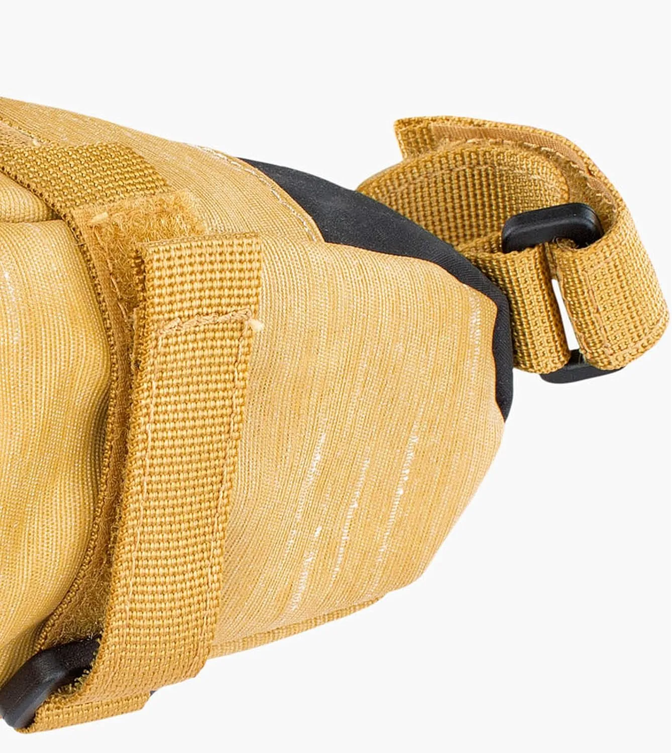 EVOC SEAT BAG TOUR saddle bag, Bicycle frame bag for more storage space on the seat post (size: M, 0.7 L storage space, abrasion-resistant, water-repellent, Hypalon reinforcement), Carbon Grey