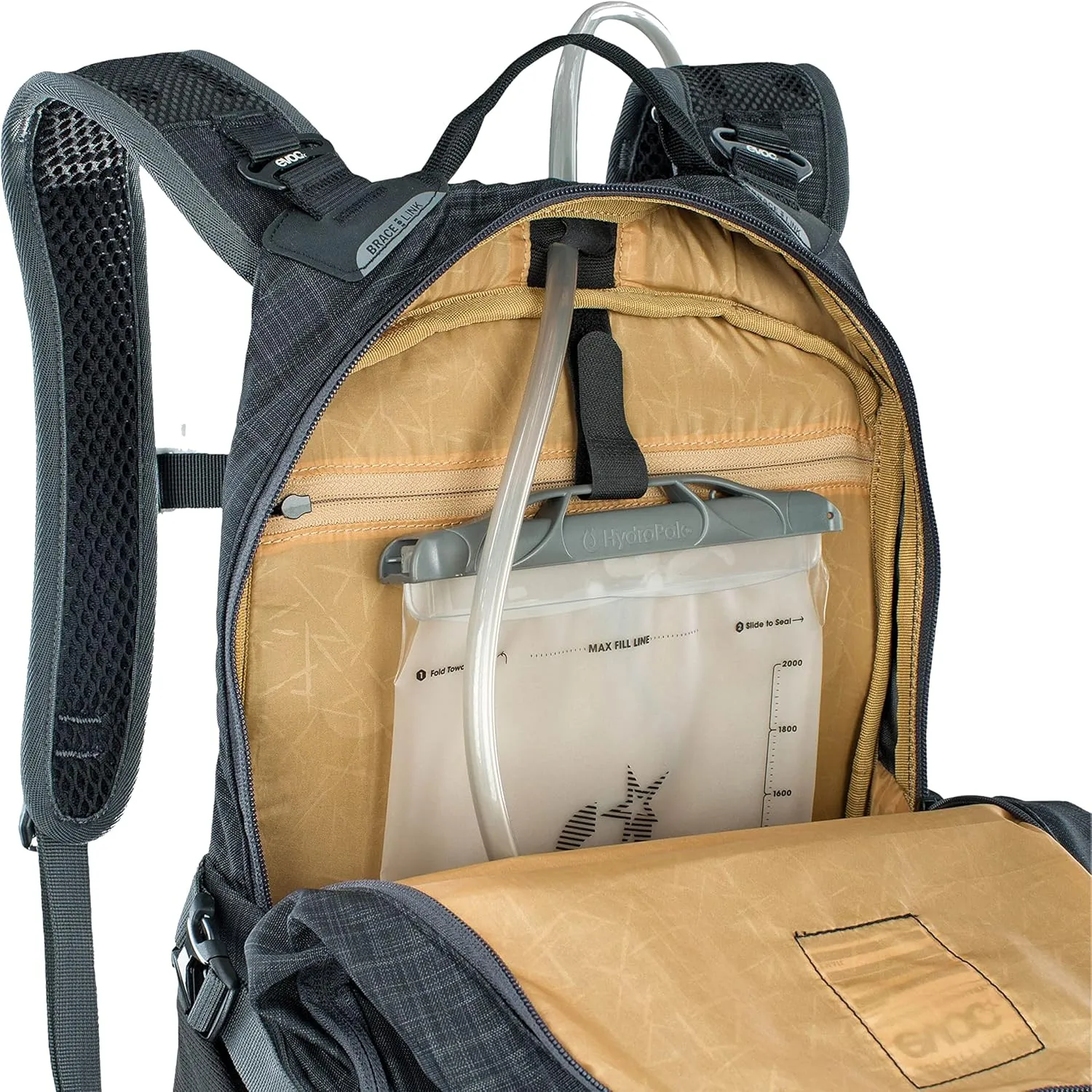Evoc STAGE CAPTURE 16L, Carbon Grau Meliert, One Size