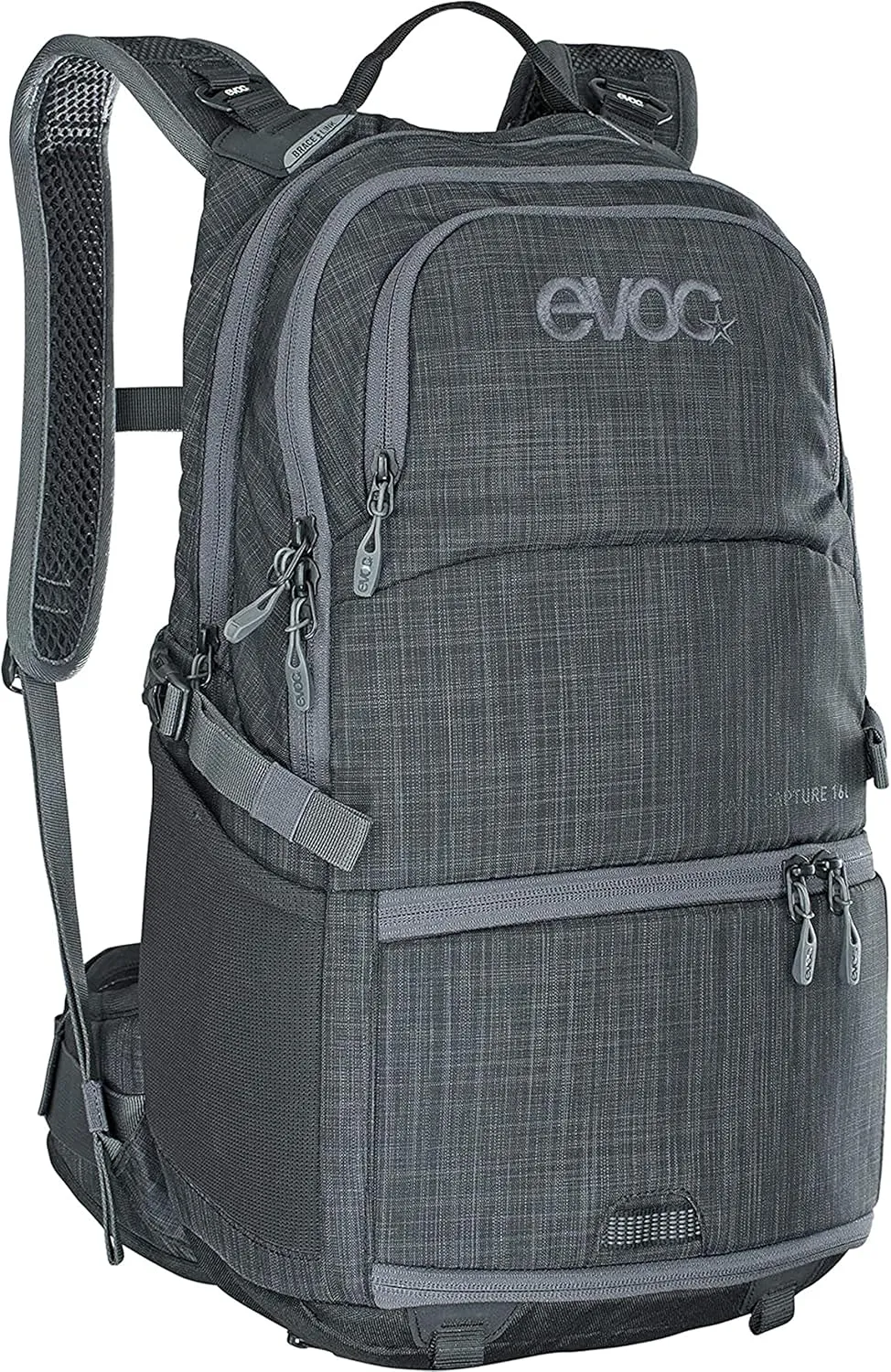 Evoc STAGE CAPTURE 16L, Carbon Grau Meliert, One Size
