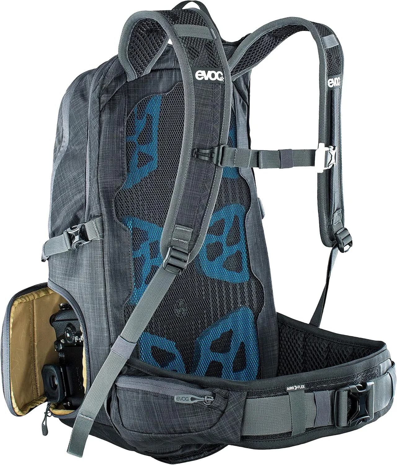 Evoc STAGE CAPTURE 16L, Carbon Grau Meliert, One Size