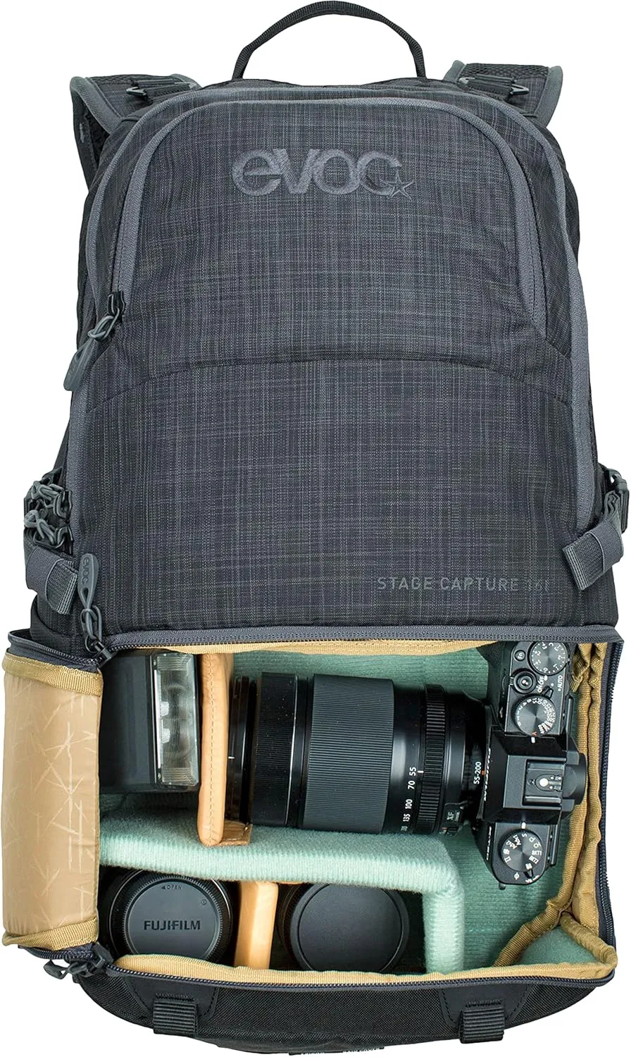 Evoc STAGE CAPTURE 16L, Carbon Grau Meliert, One Size