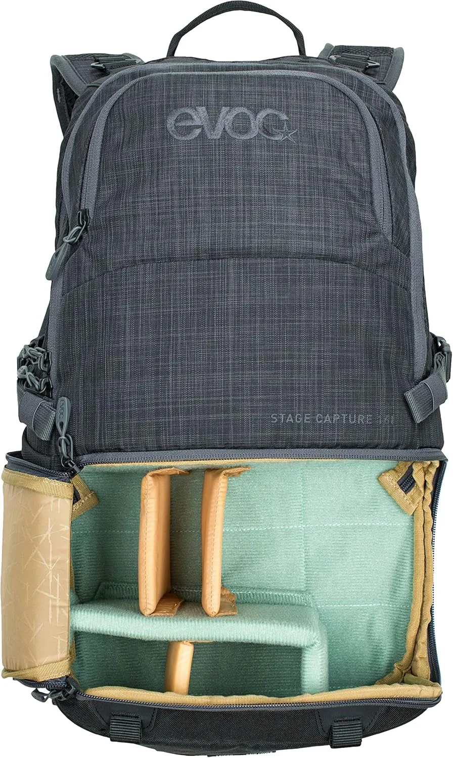 Evoc STAGE CAPTURE 16L, Carbon Grau Meliert, One Size