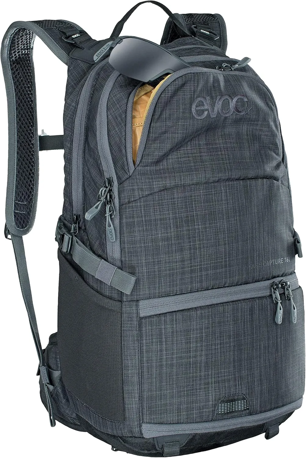 Evoc STAGE CAPTURE 16L, Carbon Grau Meliert, One Size