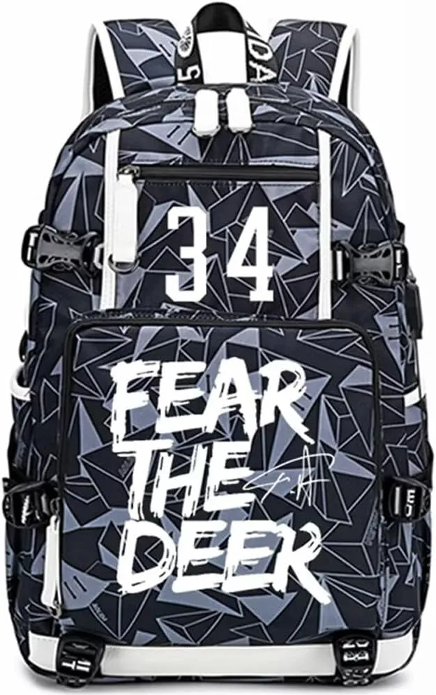 FANwenfeng Basketball Player GA34 Luminous Backpack Travel Backpack Fans Bag (Style 6)