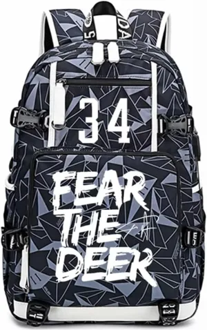 FANwenfeng Basketball Player GA34 Luminous Backpack Travel Backpack Fans Bag (Style 6)