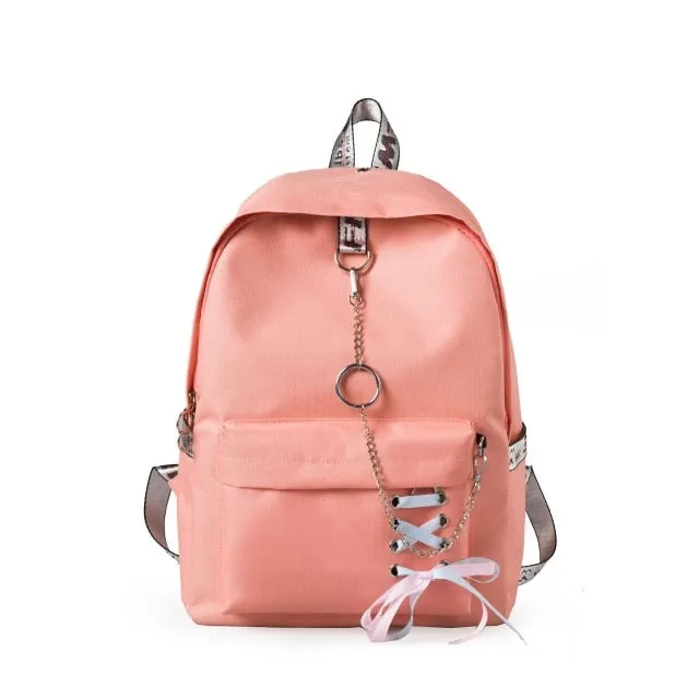 Fashion Canvas Women Backpack