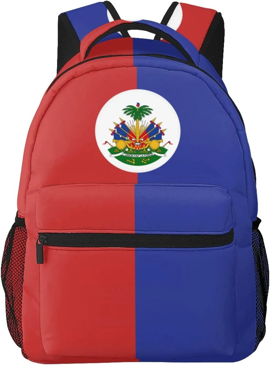 Flag of Haiti Backpack Casual Hiking Camping Travel Backpacks Lightweight Daypack Bag Women Men Bookbag