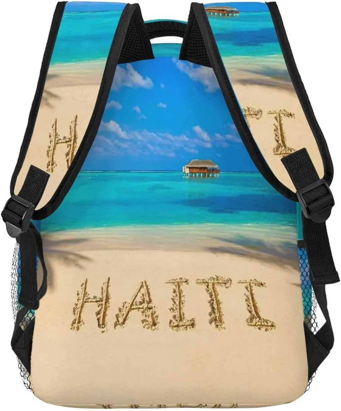 Flag of Haiti Backpack Casual Hiking Camping Travel Backpacks Lightweight Daypack Bag Women Men Bookbag