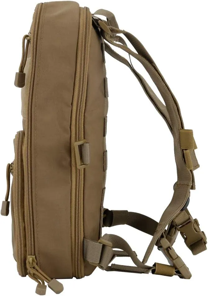 Flatpack, Tactical Backpack, Military MOLLE backpacks for Men Outdoor Hunting Camping Airsoft - Expandable