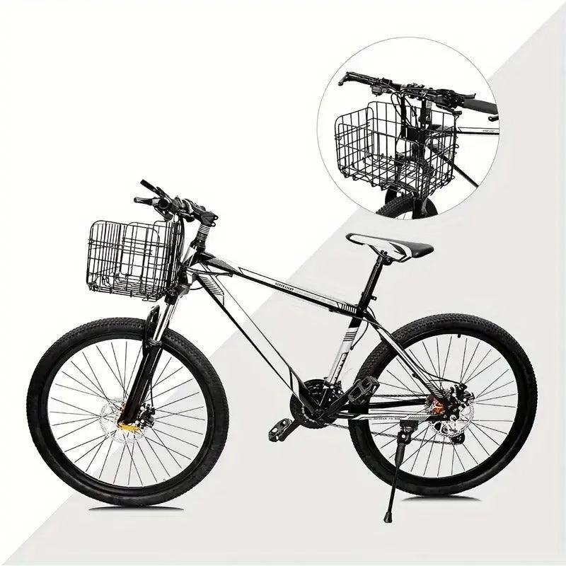 Foldable Bicycle Basket Front and Rear Hanging Storage Rack Bike Accessories
