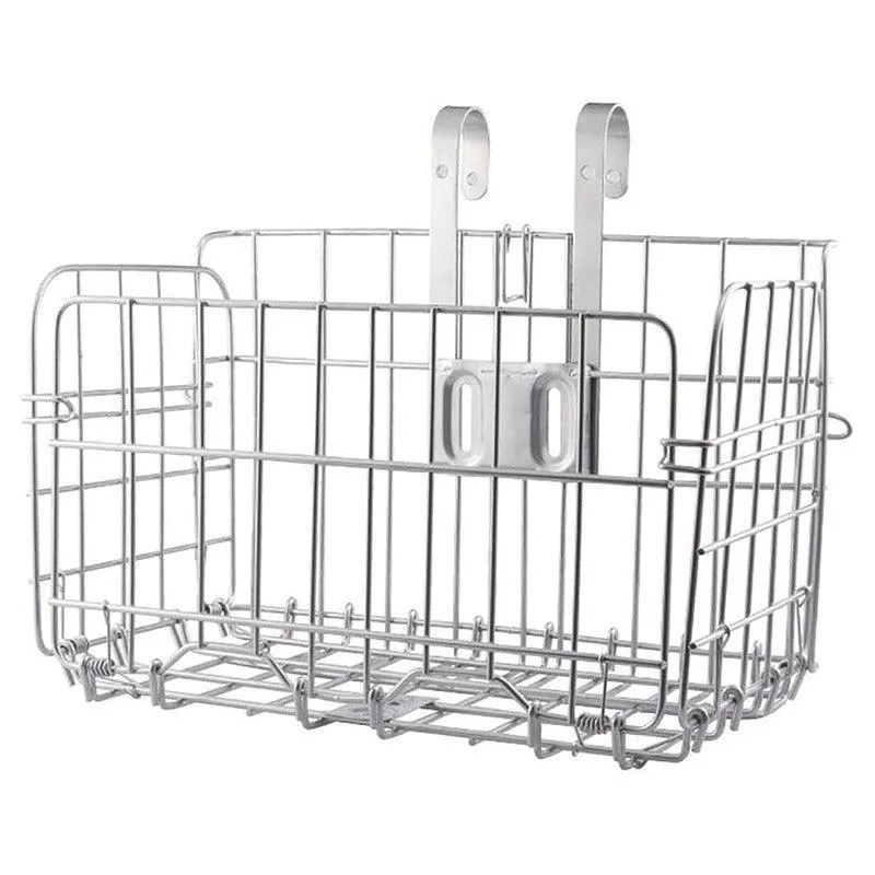 Foldable Bicycle Basket Front and Rear Hanging Storage Rack Bike Accessories