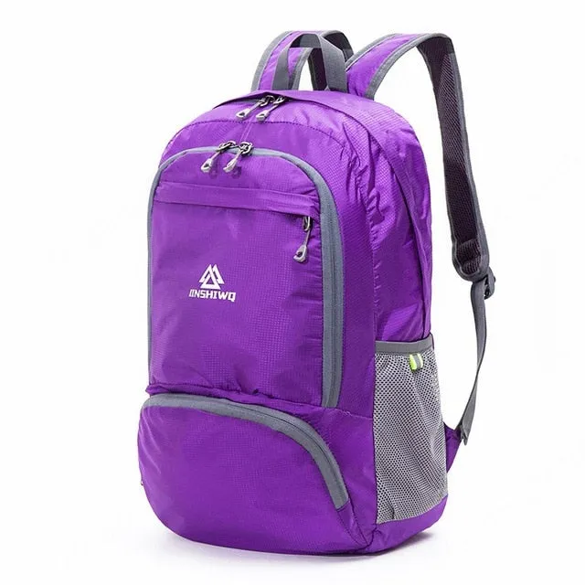 Foldable Waterproof Nylon Women Men Skin Pack Backpack