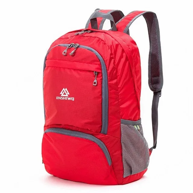Foldable Waterproof Nylon Women Men Skin Pack Backpack