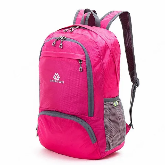 Foldable Waterproof Nylon Women Men Skin Pack Backpack