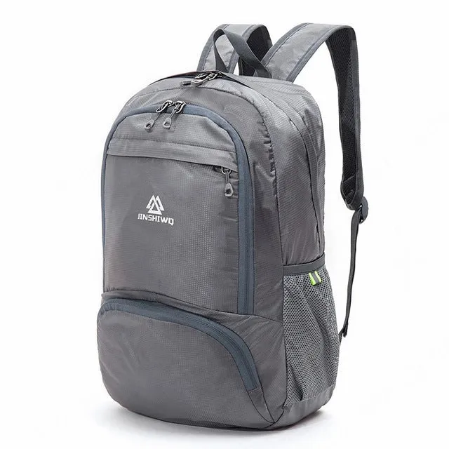 Foldable Waterproof Nylon Women Men Skin Pack Backpack