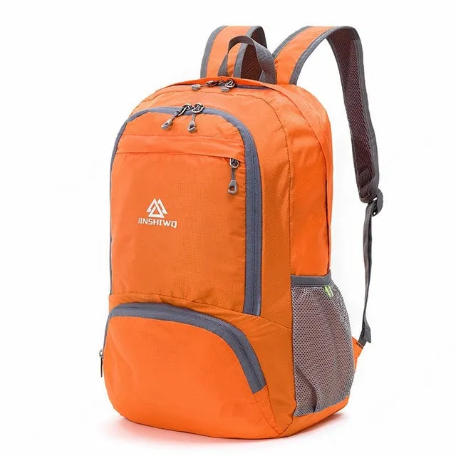Foldable Waterproof Nylon Women Men Skin Pack Backpack
