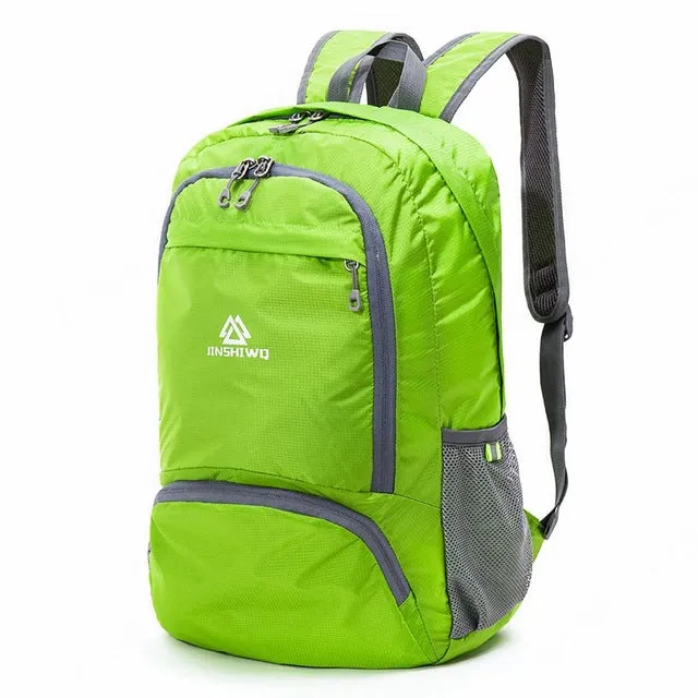 Foldable Waterproof Nylon Women Men Skin Pack Backpack