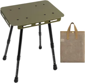 Folding Camping Table - Portable Desk, Foldable Stool Gear | Compact Anti-Slip Heavy-Duty Furniture for Dorm Apartment Home offLce Travel Classrooms Small Space Picnic Conference Event Outdoor Use