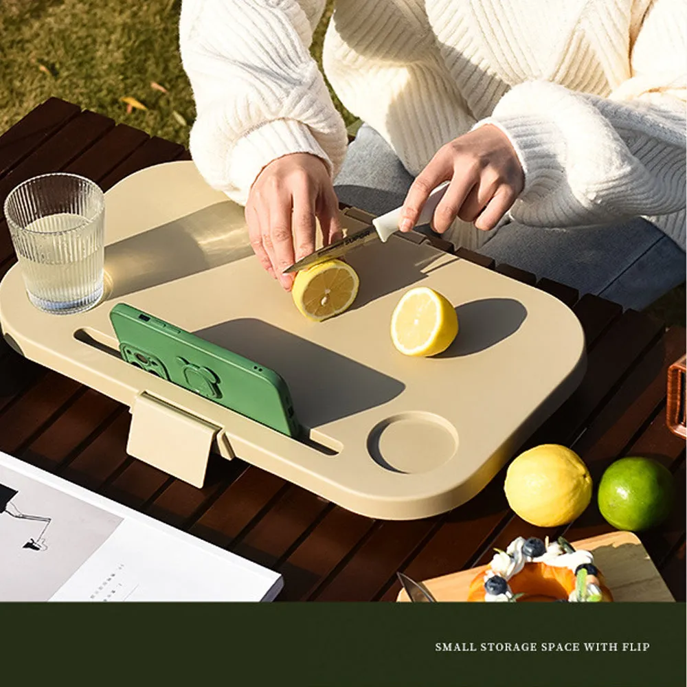 Folding Picnic Basket with Built-in Table and Storage