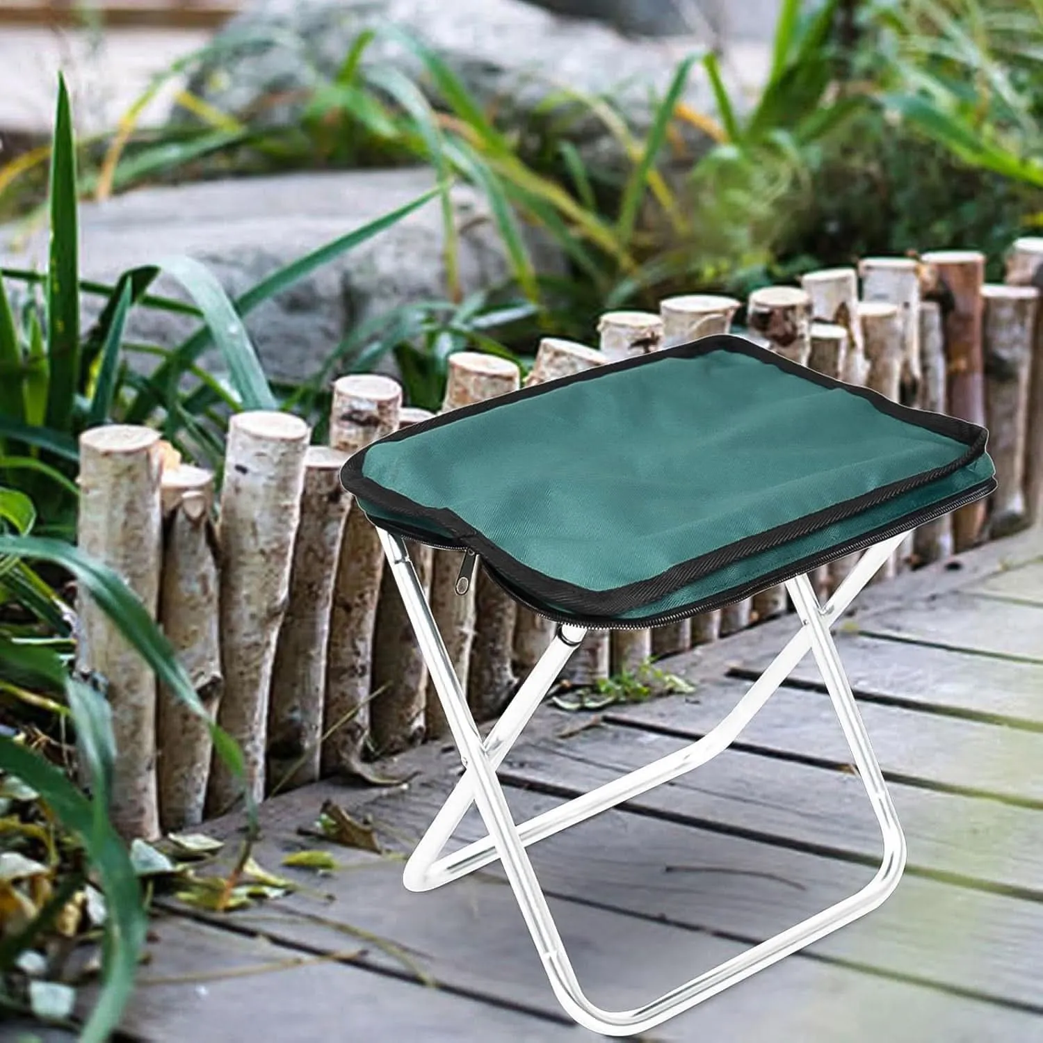 Folding Portable Camping Stool Travel Seat (1 Pc)