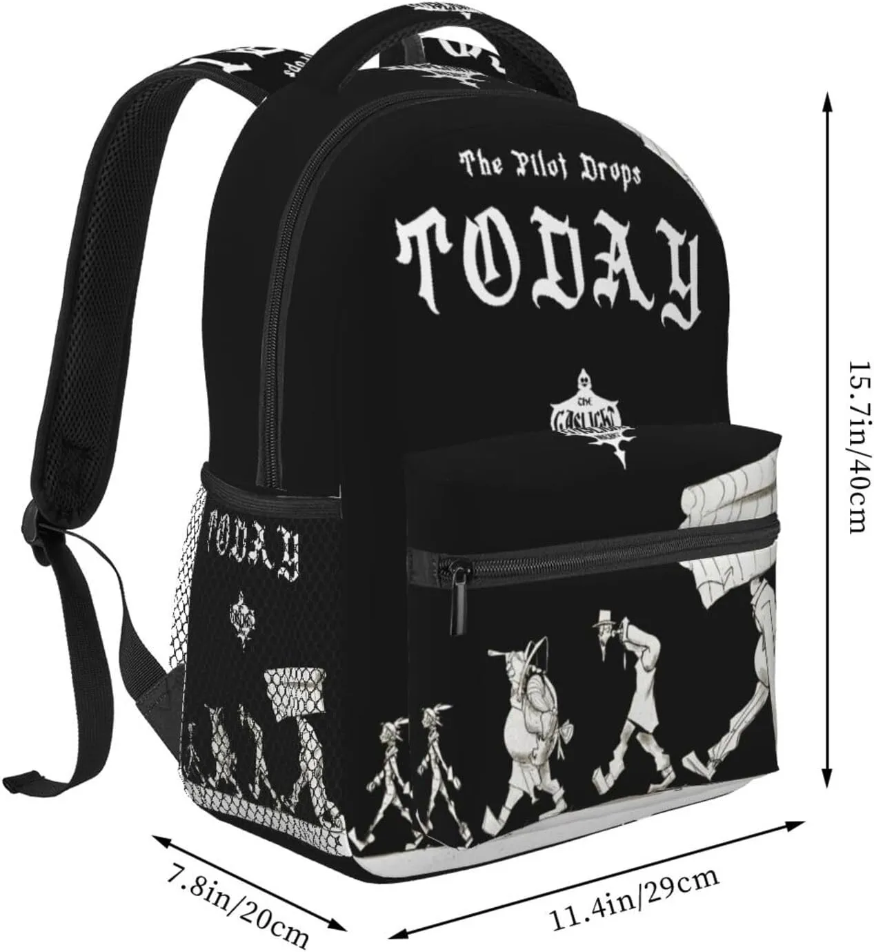 Gaslight District Backpack Lightweight Large Capacity Laptop Backpack Travel Backpacks For Unisex 16in