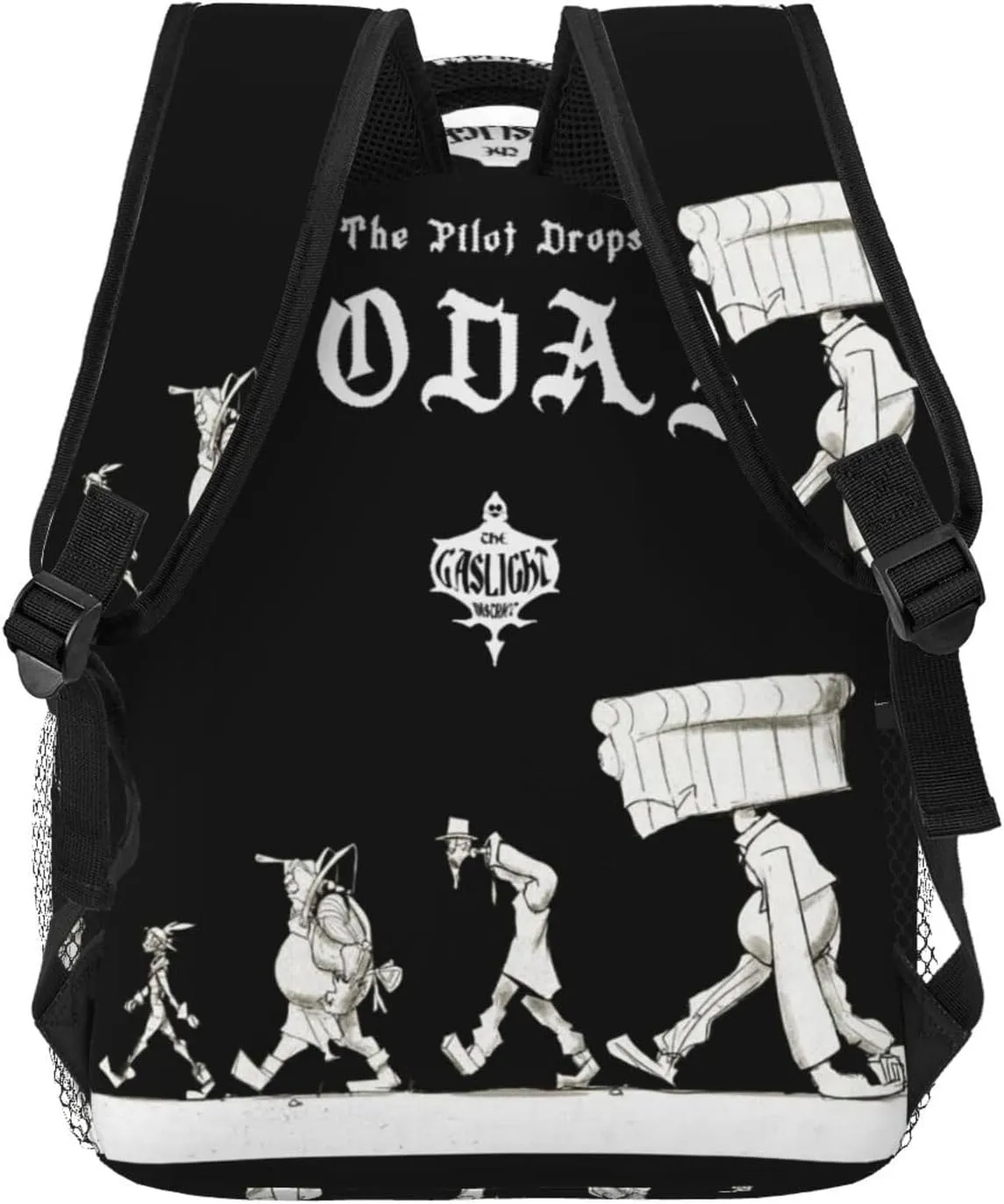 Gaslight District Backpack Lightweight Large Capacity Laptop Backpack Travel Backpacks For Unisex 16in