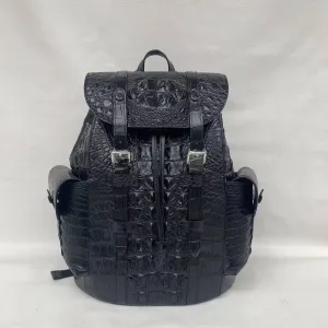 Genuine Crocodile  Leather Backpack Small