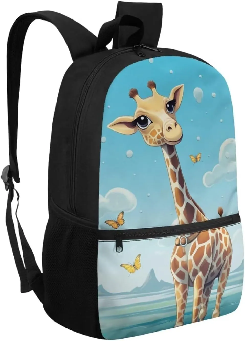 Giraffe Backpack for Boys School Bag with Adjustable Strap Kids School Backpacks Elementary Children Bookbag Kindergarten Preschool Schoolbag Teen Daypack Travel Hiking Rucksack