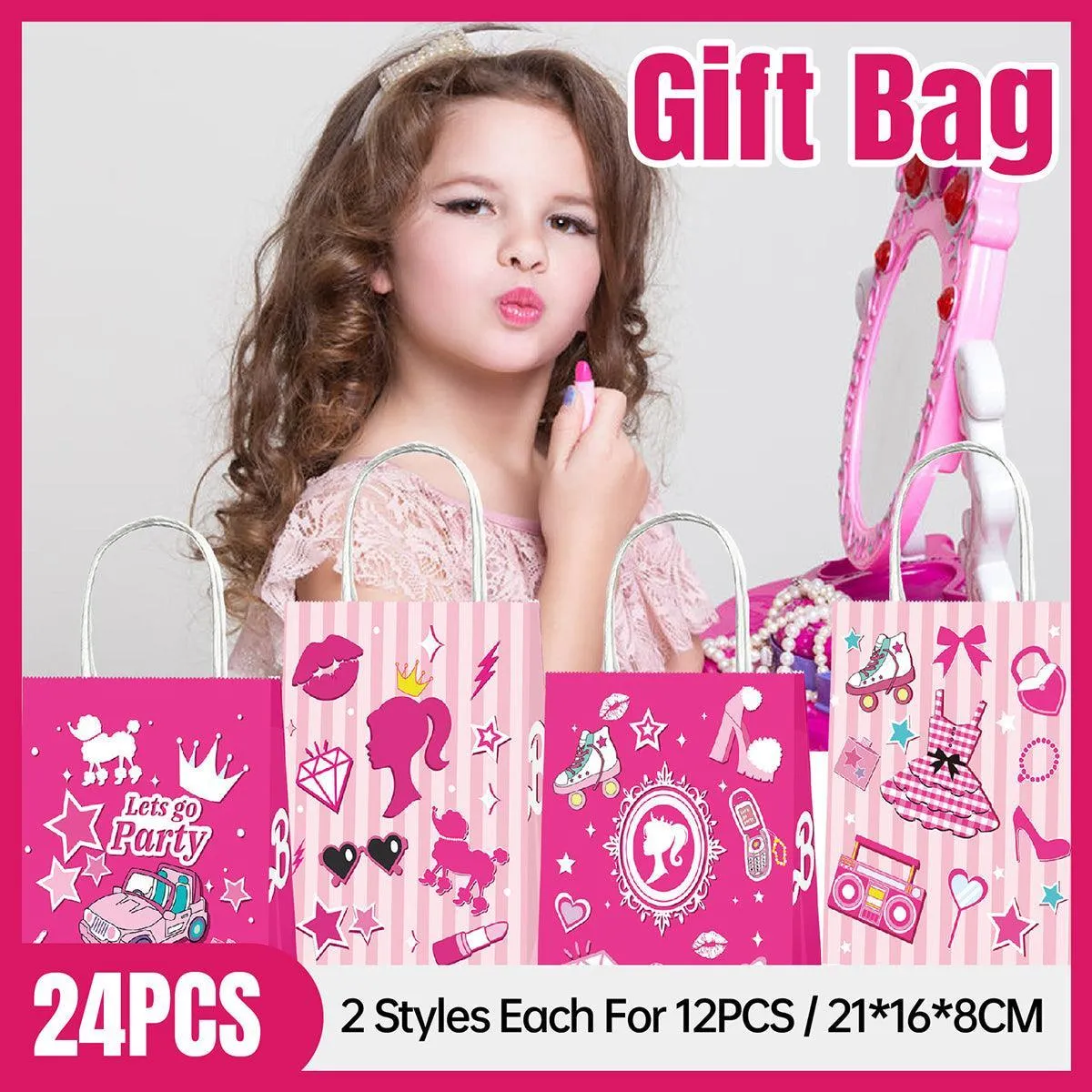 Girls' Party Gift Bags 24PCS