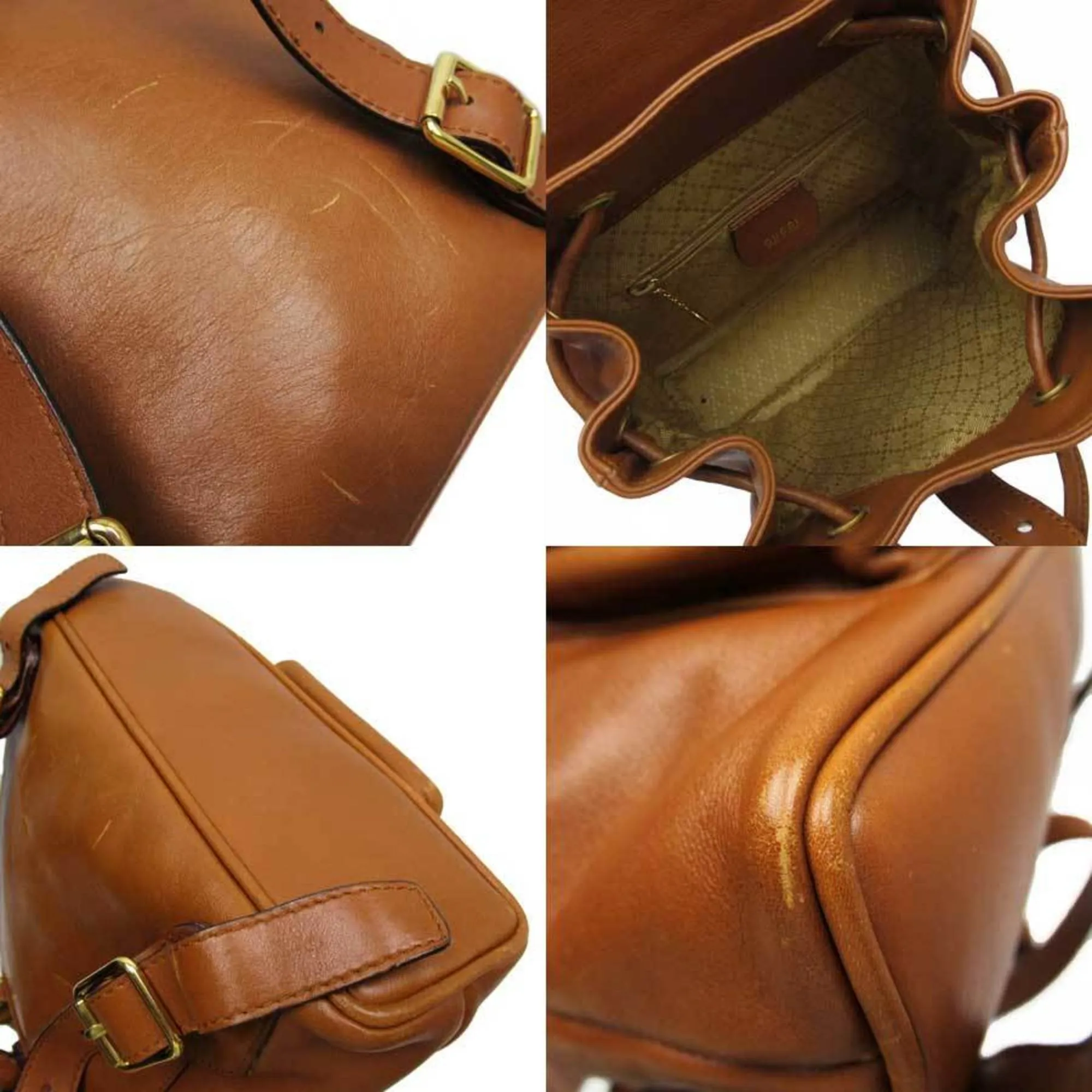 Great deal 0030 rucksack 1705 mini 003 Gucci brown bamboo leather Performance-driven
