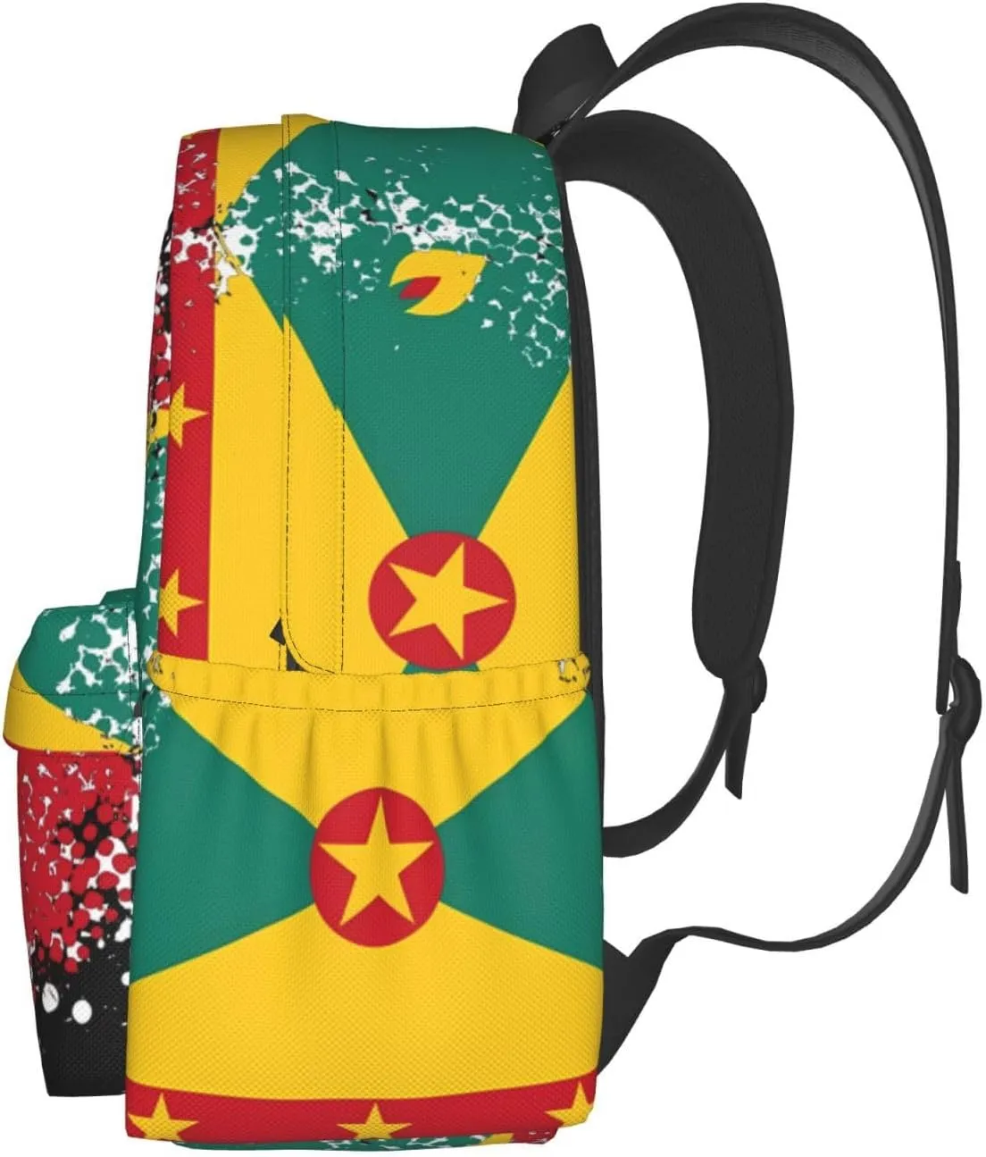 Grenada Flag Large Travel Backpack Casual Backpacks Laptop Daypack Working Rucksack Lightweight Back Pack Sports Bag with Adjustable Shoulder Strap