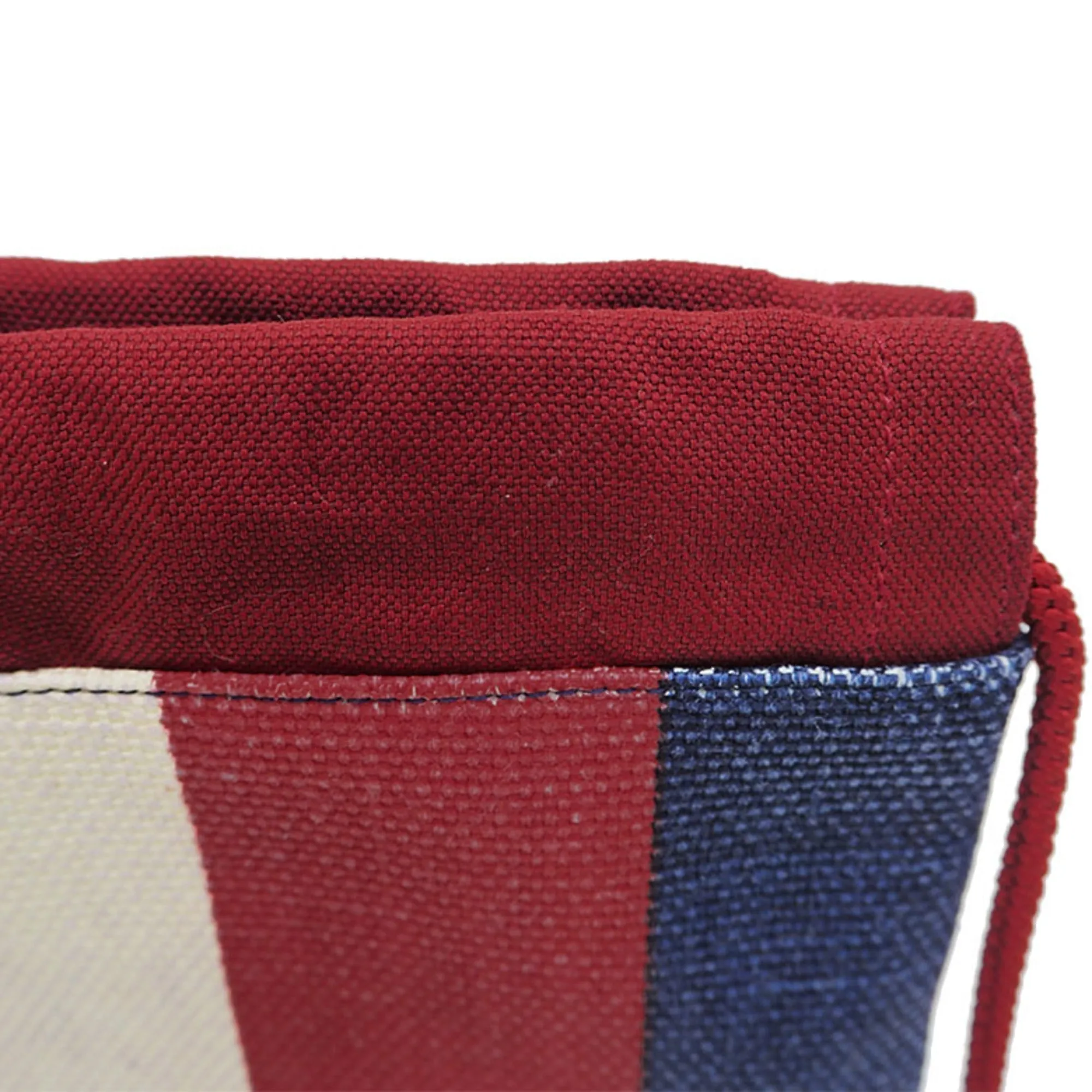 Gucci 473872 drawstring backpack tote rucksack canvas knapsack tricolor