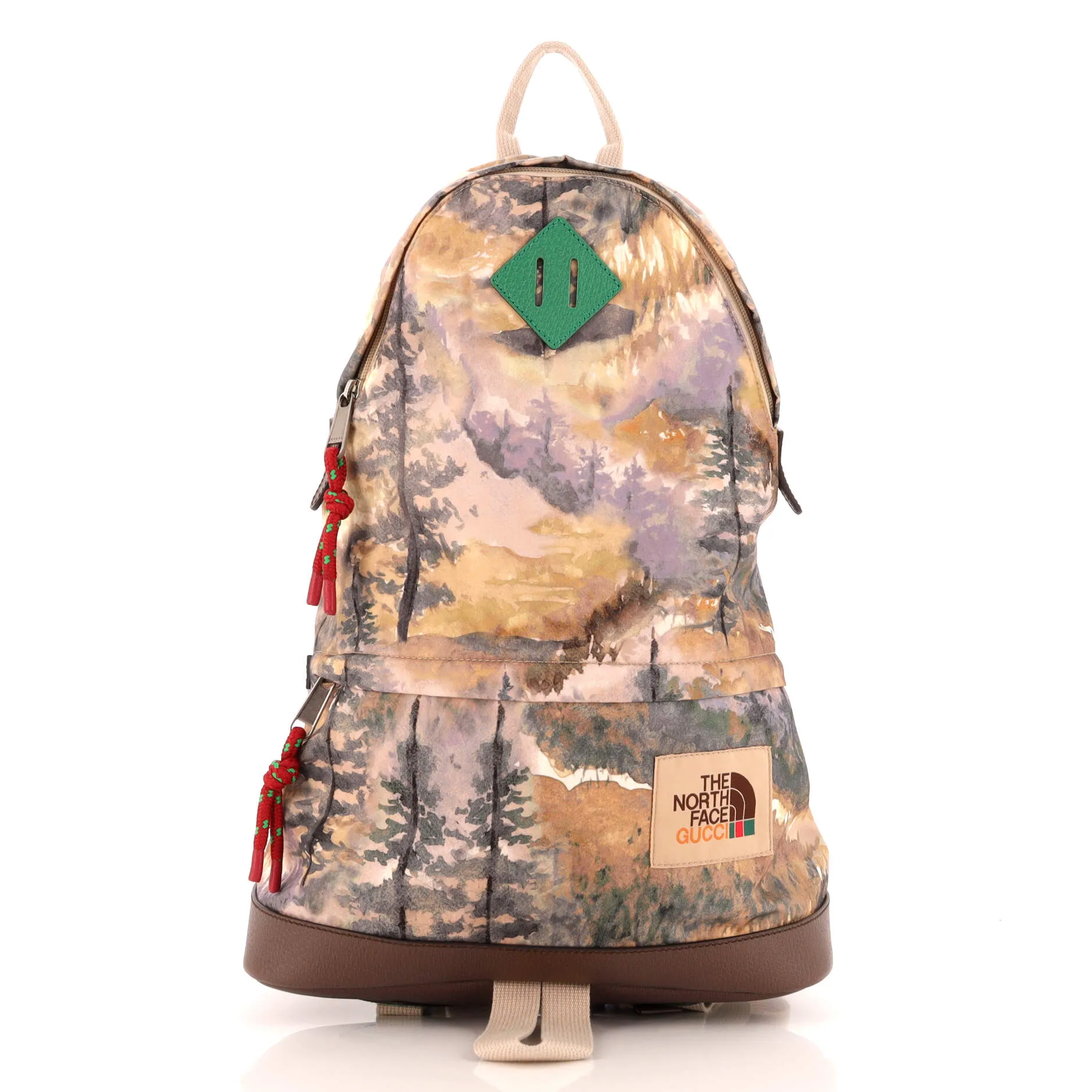 GUCCI x The North Face Zip Backpack Printed Nylon Medium