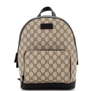 GUCCI Zip Pocket Backpack GG Coated Canvas Small