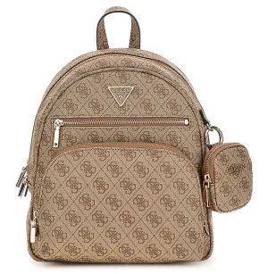 Guess Power Play Backpack In Lattee For Women